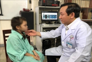Phẫu thuật khối u lớn trong hốc mũi cho bé gái 10 tuổi ở Bắc Trà My