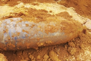 TÂY GIANG- Phát hiện quả bom hơn 400kg khi thi công công trình thủy điện Tr'Hy