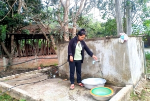 NAM GIANG- Người dân thiếu nước sinh hoạt