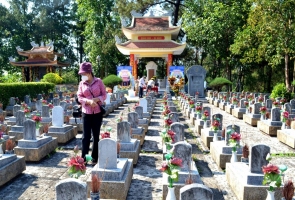 Nâng cấp Khu mộ liệt sĩ Quảng Nam - Đà Nẵng tại Nghĩa trang liệt sĩ Trường Sơn