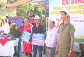 Thị trấn Nam Phước tổ chức giải bóng chuyền chào mừng kỷ niệm 74 năm Ngày thành lập Công an Nhân dân