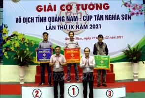 130 kỳ thủ tham gia Giải Cờ tướng vô địch tỉnh Quảng Nam