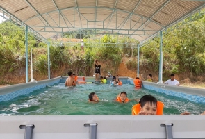 Khánh thành dự án hồ bơi cho trẻ em Nam Trà My
