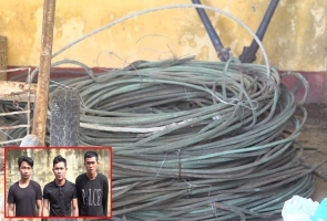 Khởi tố nhóm thanh niên cắt trộm gần 1.000kg dây điện